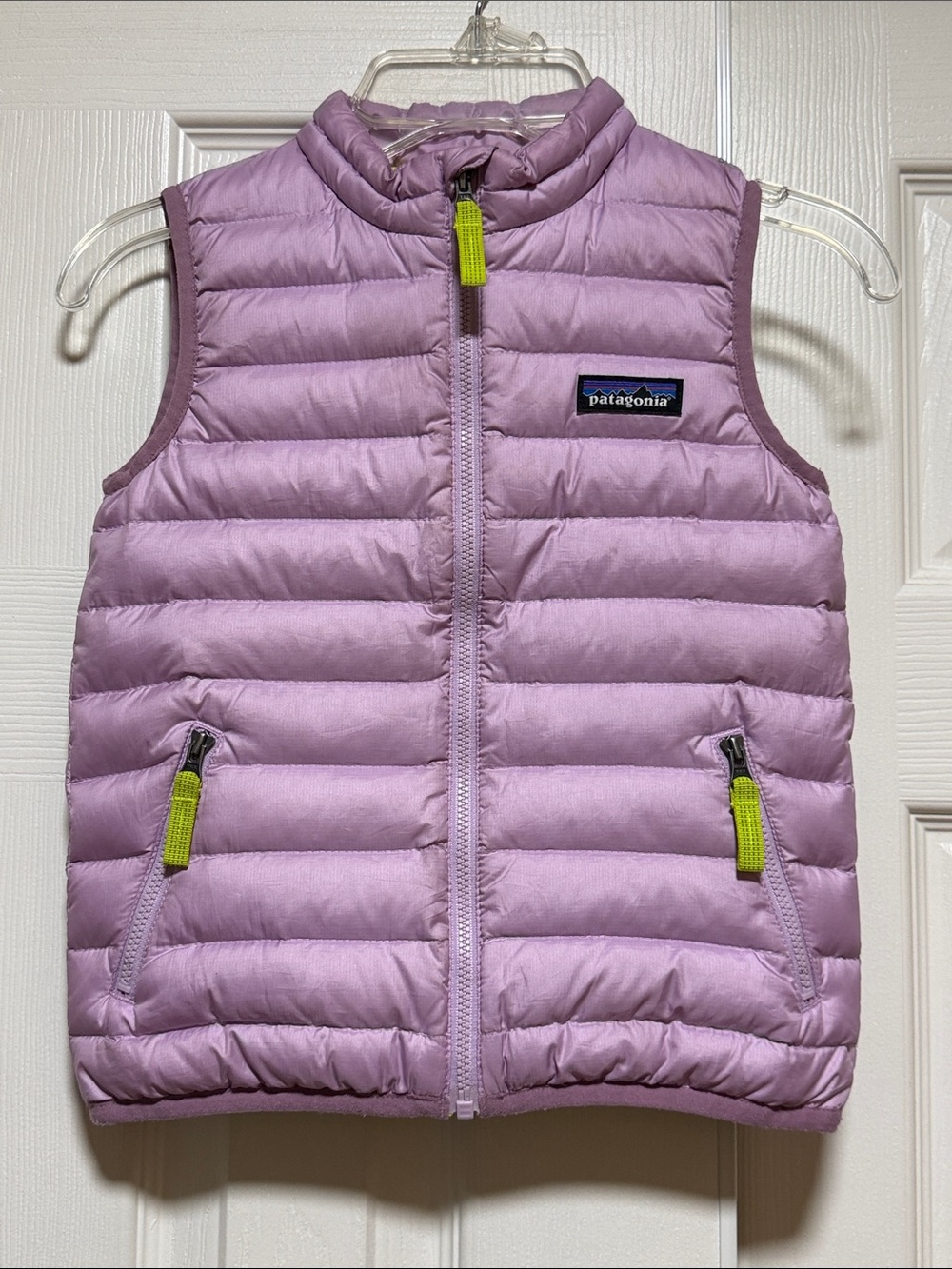 Patagonia Baby Down Sweater Vest Pink Purple- Size 4T